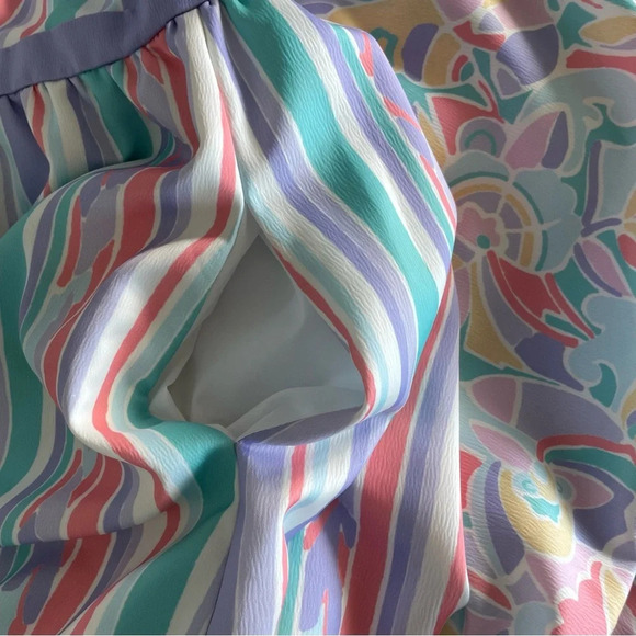 Modcloth Behold the Blogger Rainbow Stripe Dress 3X - Picture 14 of 15